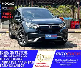 Honda Crv 1.5 Turbo Prestige Sensing 2022 Hitam metalik low Km 25rban