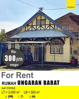 DISEWAKAN RUMAH DI UNGARAN BARAT A4170