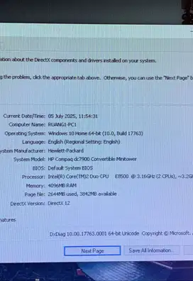 Cpu bekas merk HP