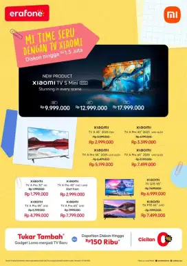 Promo tv Xiaomi banyak potongan harga 32