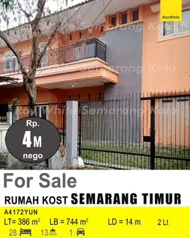 DIJUAL RUMAH KOST DI SEMARANG TIMUR A4172