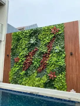 Vertical Garden Artificial - Taman Dinding Vertical Garden Sintetis