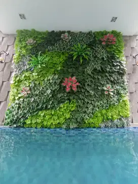 Vertical Garden Sintetis - Dekorasi Ruangan Outdoor Dan Indoor
