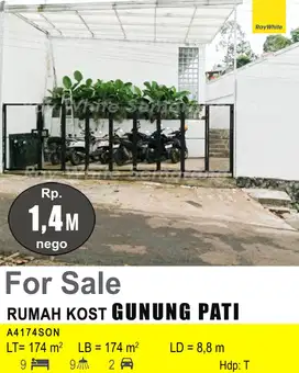 DIJUAL RUMAH KOST DI GUNUNG PATI A4174