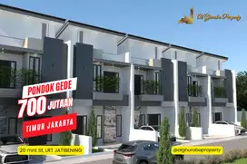 RUMAH 2 LANTAI AKSES STASIUN LRT JATIBENING & TOL JATIWARNA, 700 JTAN