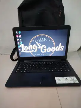 Jual Laptop Asus Vivobook E14 Slim AMD E2 Hardisk 1TB siap pakai