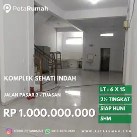 Rumah siap huni komplek sehati indah jalan pasar 3 daerah krakatau