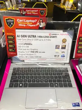 Promo Laptop Advan AI Gen 5 Ultra
