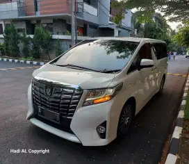 ALPHARD G 2016 Putih Low KM Pajak Hidup Like New