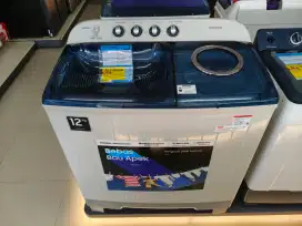 Mesin Cuci 2 Tabung 12 KG Samsung Bisa Cicilan Tanpa DP Bunga 0%