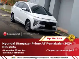 [ GARANSI 1TH ] Hyundai Stargazer Prime AT Putih 2023/2024