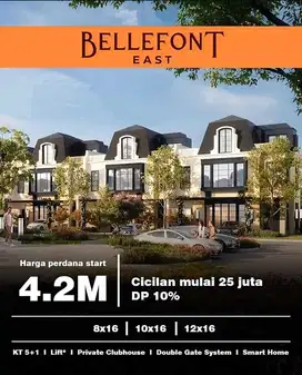 Bellefont Promo Terbatas! Rumah Terlaris di Summarecon Gading Serpong