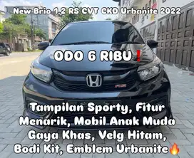 (TDP 26 JUTA!) Honda New Brio RS 1.2 CVT CKD Urbanite Hitam 2022