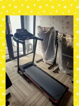 Treadmill ekektrik New Mecca alat olahraga DBG-737