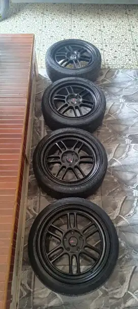 Velg HSR Rpf1 R17 pcd 5x114 Fullset
Ban tebal