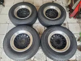 Velg Cheviot R15 pcd 5×139 paket ban second bisa katana feroza escudo
