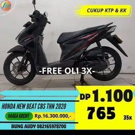 HONDA BEAT CBS FI TAHUN 2025 BISA CASH, KREDIT ATAU TUKAR TAMBAH