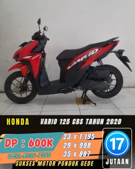 DP 600 RIBU HONDA VARIO 125 CBS TAHUN 2020