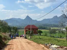 Kavling Bogor Timur Harga Terjangkau,View Menakjubkan Pegunungan,sawah