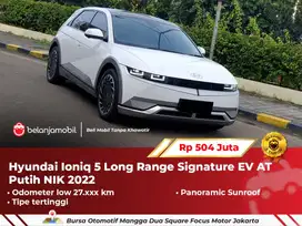 [ LOW KM ] Hyundai Ioniq 5 Long Range Signature EV AT Putih 2022/2023