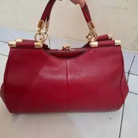 Tas Coach Women Madison Carrie Red Original Like NEW CONDITION
