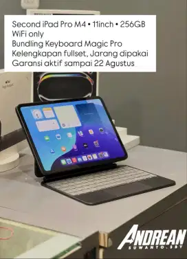 Ipad pro m4 wifi only bundling magic keyboard pro