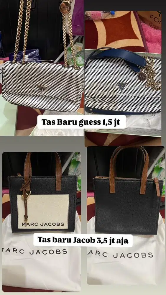 Tas baru Guess dan Mac Jacob