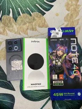 Infinix note 40, mulus like new