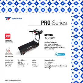 Treadmill elektrik TL-266 alat olahraga CDS-819