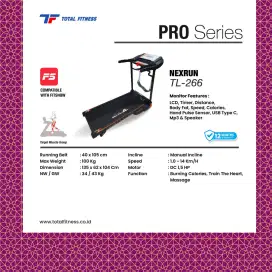 Treadmill elektrik TL-266 alat olahraga CDS-819