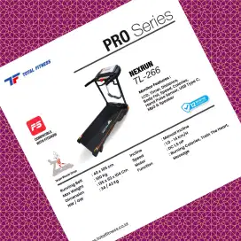 Treadmill elektrik TL-266 alat olahraga CDS-819