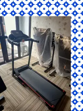 Treadmill ekektrik New Mecca alat olahraga DBG-737