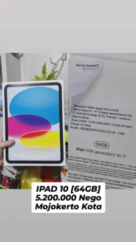 Ipad generasi 10