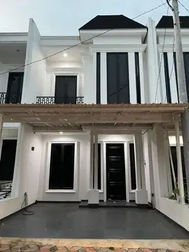 DISEWAKAN RUMAH AMERICAN STYLE MINIMALIS BARU