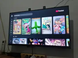 Tv coocaa 32S3U plus baru 1bulan like new lengkap
