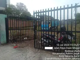 Lahan Murah Bagus Lokasi Strategis di Jalan Daan Mogot Harga NJOP