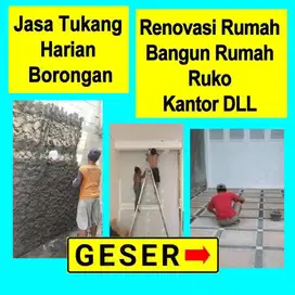 TUKANG Panggilan BANGUNAN BORONGAN HARIAN Cat Talang Keramik Plafond