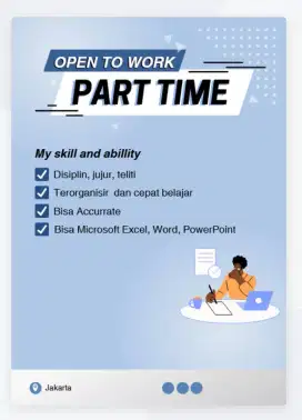 Cari Part Time/Freelance