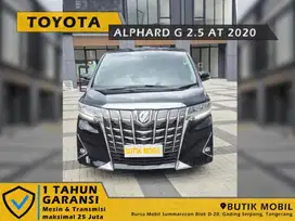 Alphard G Facelift AT 2020 Hitam. Low KM