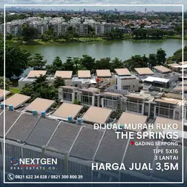 Dijual Murah Ruko The Spring Gading Serpong 3 Lantai