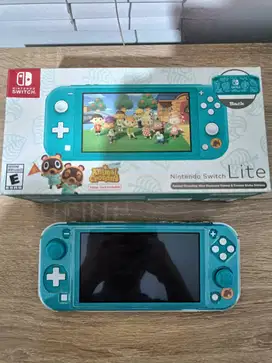 Nintendo Switch Lite OFW, Animal Crossing Edition Second like new