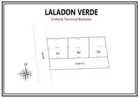 Investasi Menarik! Kavling 5 Menit ke Terminal Laladon