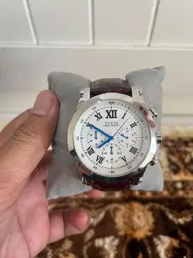 Jam Tangan Guess w1105G3 Leather Coklat New