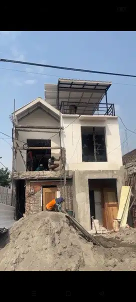 Sisa 1 Unit Rumah Baru 3 Lantai di Karah, Jambangan, SBY Selatan