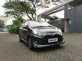 TDP 5jt Toyota Agya Silver 1.2 G TRD Sportivo AT 2017 SZA
