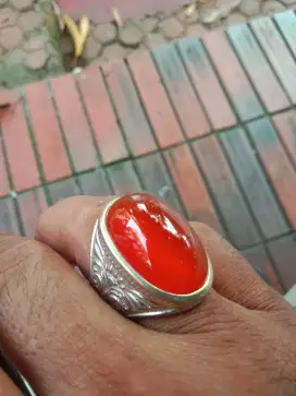 Batu cempaka orange cat eye bengkulu