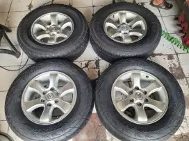 Velg Landcruiser Prado R17 original paket ban second 4pcs bisa tt