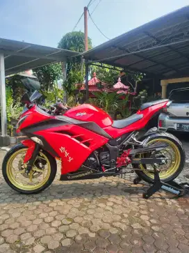 Kawasaki Ninja 250 FI 2016 Merah Pajak Panjang Good Condition