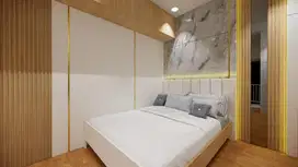 interior desain kitchen set kamar set wardrobe lemari backdrop tv