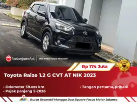 [ PAJAK PANJANG ] Toyota Raize 1.2 G CVT AT Hitam NIK 2023/2024